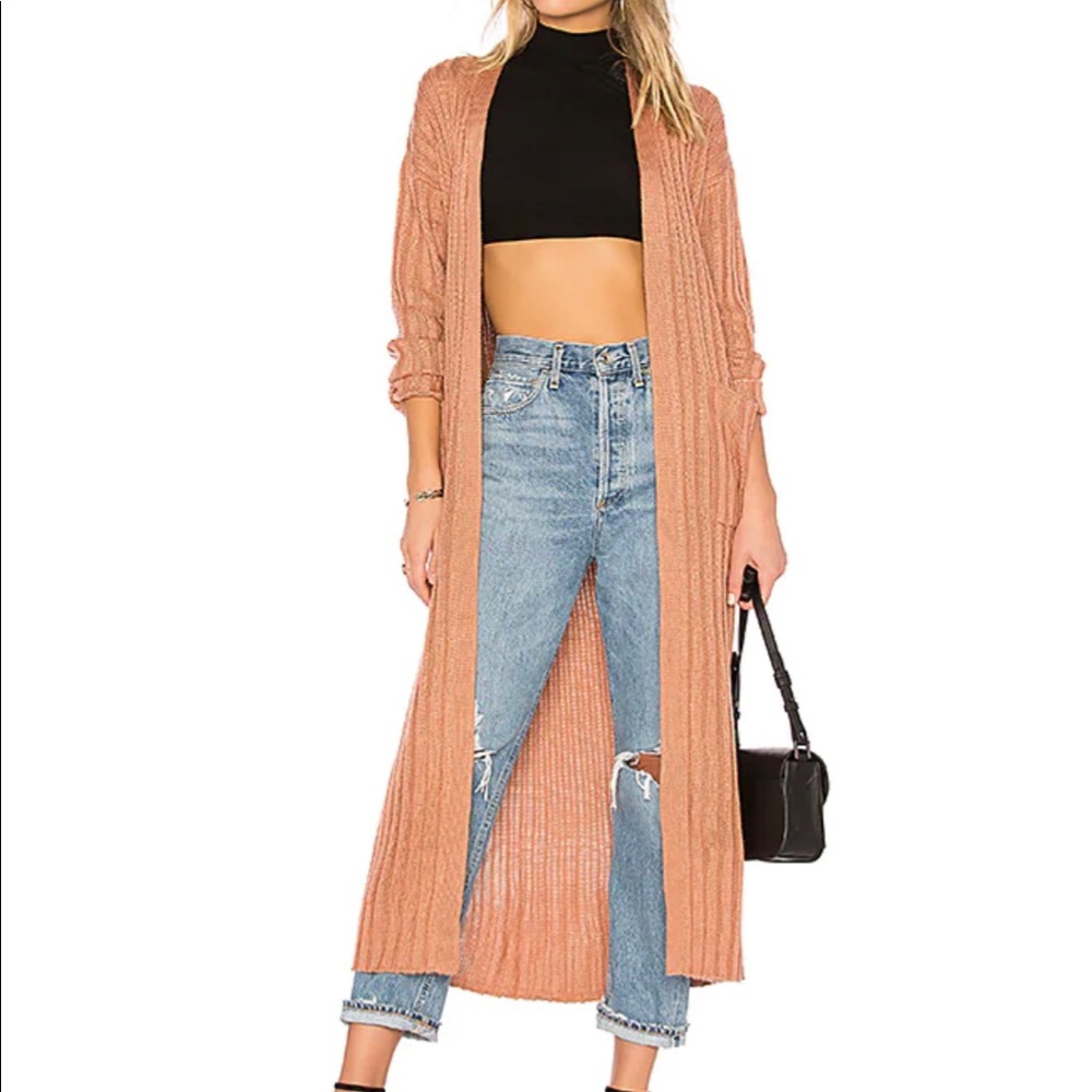 Lovers & Friends Nude Duster Warm and long